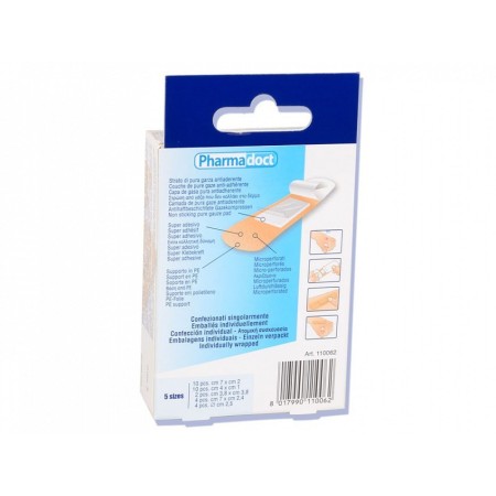 Assorted classic plasters 5 sizes - pack from 12 boxes of 30 plasters - 1 carton