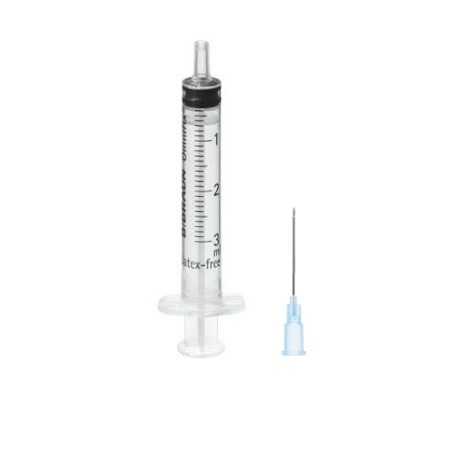 B.Braun Omnifix Spuit 3 ml Central Luer - Naald 23Gx30mm - 100 stuks