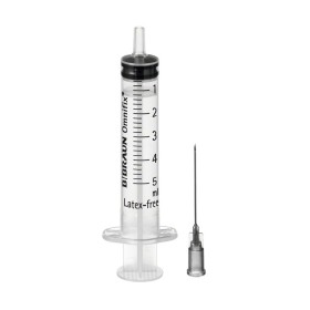 B.Braun Omnifix Strzykawka 5 ml Central Luer - Igła 22Gx30mm - 100 szt.