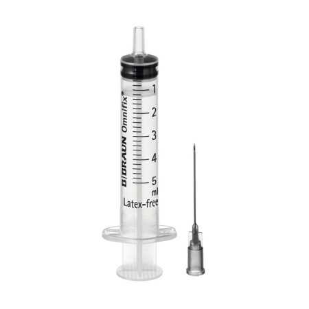 B.Braun Omnifix 5 ml Central Luer fecskendő - tű 22Gx30mm - 100 db.