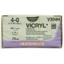 Sutura absorbible ethicon vicryl - aguja 4/0 17 mm - pack 36 uds.