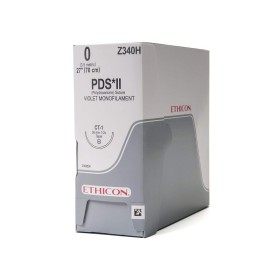 Sutura assorbibile ethicon pds ii - 0 ago 36 mm - conf. 36 pz.