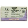 Fioletowy szew syntetyczny, pleciony, wchłanialny, grubość 4/0 - V304H VICRYL 4/0-RB1 36szt