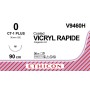Suture résorbable ethicon vicryl rapide v9460h - aiguille 0/0, 36 mm - boîte de 1 suture
