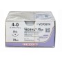 Fialový, vstřebatelný syntetický šicí materiál vcp397h fs2 4-0 vicryl plus - balení po 1 ks