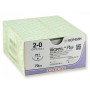 Fil de suture résorbable en 56 à 70 jours ethicon vicryl plus vcp453h - aiguille 2/0, 24 mm - boîte de 1 fil