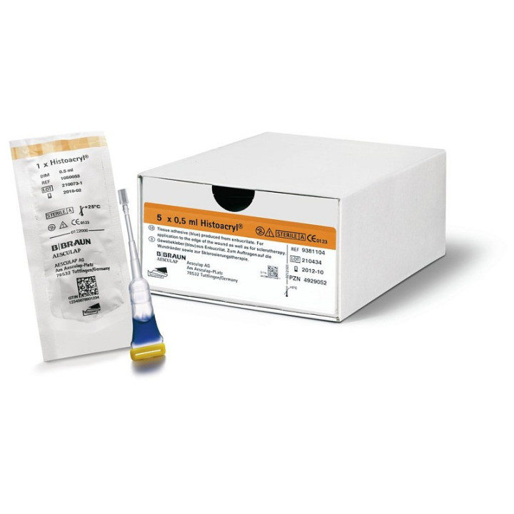 Histoacryl Surgical Glue 0,5 ml Blau – 1 Stück.
