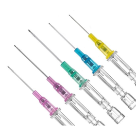 B.Braun Introcan 1-way cannula needles 24Gx19mm Yellow, without fins, in FEP - 50 pcs.