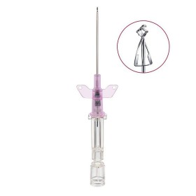 Aghi cannula 1 via B.Braun Introcan Safety 22Gx25mm Blu, con alette, in PUR - 50 pz.