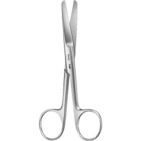 Aesculap Straight Surgical Scissors SM/SM 130mm - 1 pc.