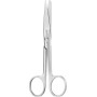 Aesculap straight surgical scissors sm/ac 130mm - 1 del.