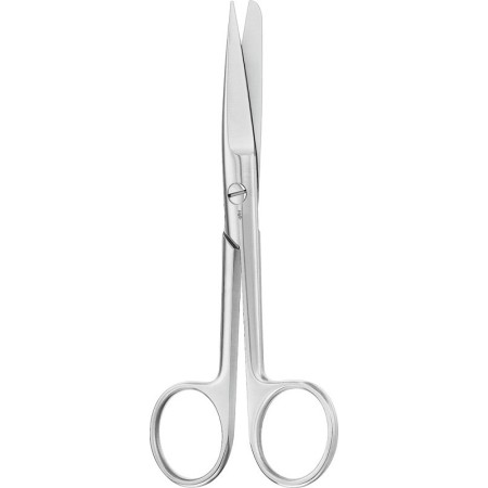 Aesculap straight surgical scissors sm/ac 130mm - 1 del.