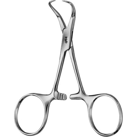 Clemă pentru prosoape aesculap backhaus 110mm - 1 buc.