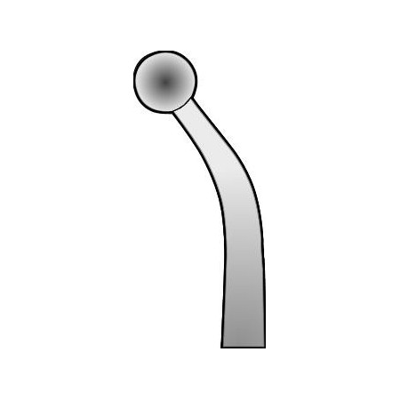 Aesculap messing papirclips 140mm - 1 stk.