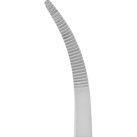 Pinça hemostática curva aesculap kelly de 140 mm - 1 unidade.
