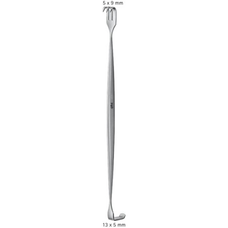 Retrator aesculap kilner 165mm - 1 unidade.