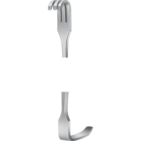 Aesculap baby senn-miller retractor chamfer 8x7/22x7 - 1 stk.
