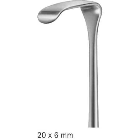 Retractor de treángulo Aesculap Langenbeck 20X6mm - 1 ud.