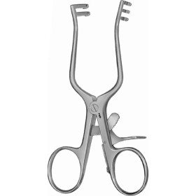 Aesculap Weitlaner 2X3D Retractor. chamfer 110mm - 1 pc.