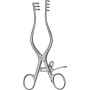 Aesculap Retractor Weitlaner 3X4 Chaflán de dientes 165mm - 1 ud.