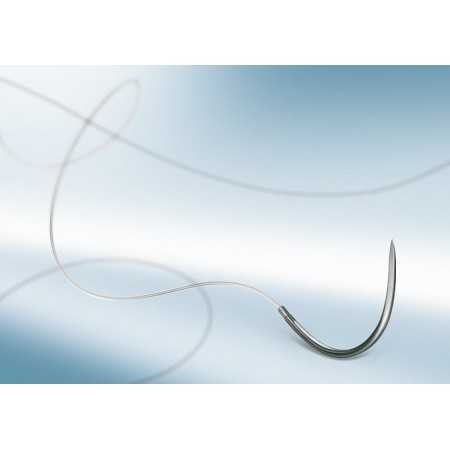 Monosyn Quick suture assorbibili in gliconato, ago 3/8 di precisione 19mm, USP 4/0 - filo incolore 70cm - 36 pz.