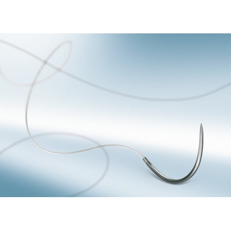 Monosyn quick absorbable glyconate sutures, needle 1/2 17mm, usp 5/0 - colorless thread 70cm - 36 pcs.