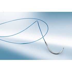 Dafilon suturas de nylon no absorbibles, aguja 3/8 12mm, USP 5/0 - hilo azul 45cm - 36 uds.