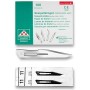 Heinz herenz carbon steel sterile disposable scalpel blades no. 11 - 100 pcs.