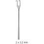 Aesculap freer hook 2 zuba 150 mm - 1 komad.