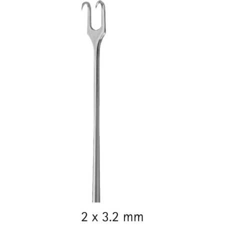 Aesculap Freer Hook 2 fog 150mm - 1 db.