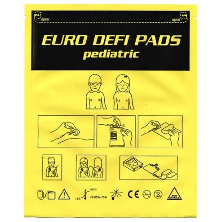 Paire de électrodes pour défibrillateurs pédiatriques medtronic physiocontrol, osatu bexen, cardioline - 1 paire f7952p
