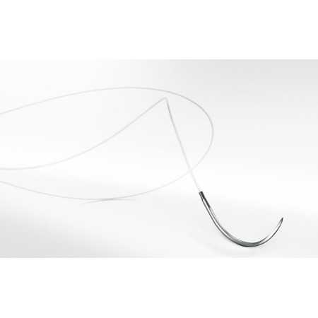 Sutures en nylon non résorbables Dafilon, aiguille de précision 3/8 13mm, USP 5/0 - Fil incolore 45cm - 36 pcs.