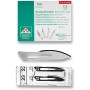 Heinz herenz carbon steel sterile disposable scalpel blades no. 23 - 100 pcs.