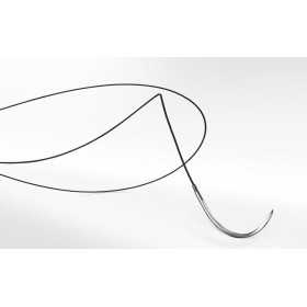 Dafilon suturas de nylon no absorbibles, aguja 3/8 micropunta 5mm, USP 9/0 - hilo negro 15 cm - 12 uds.