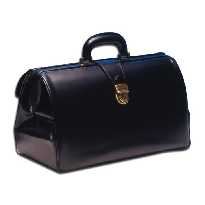 Bolso de cuero Supertexas - Negro