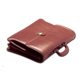 Primate leather grain bag