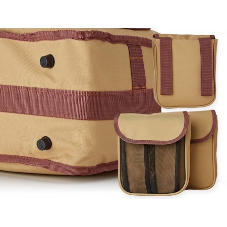 Bolsa utilitaria - nylon - beige