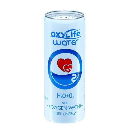 Oxylife water - wysokiej jakości woda z czystym tlenem (120 mg/l) - 250 ml