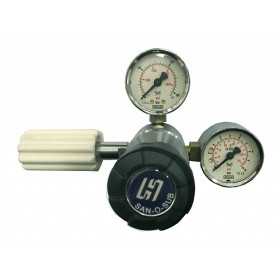 Reductor de doble manómetro con regulación de presión