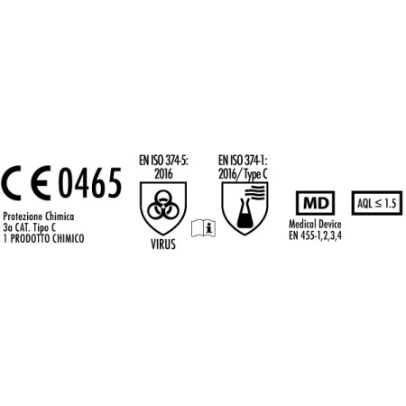 Gants jetables en vinyle non poudré palmpro expert 615 - 100 pcs.