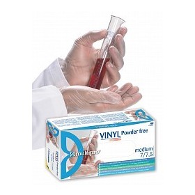 Disposable Vinyl Gloves Powder Free EMVS - PALMPRO EXPERT 618 - 100 pcs.