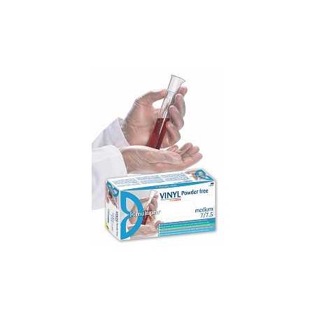 Disposable Vinyl Gloves Powder Free EMVS - PALMPRO EXPERT 618 - 100 pcs.