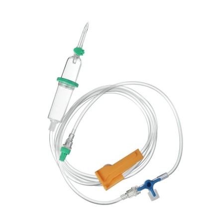 Deflussore a due vie b.braun intrafix safeset 220cm con rubinetto - 100 pz.