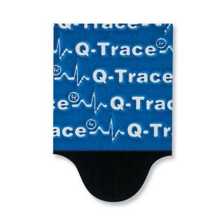 Stamp type electrodes for ECG Kendall Q-Trace 5400 TAB for alligator wires - Pack of 100 pcs.