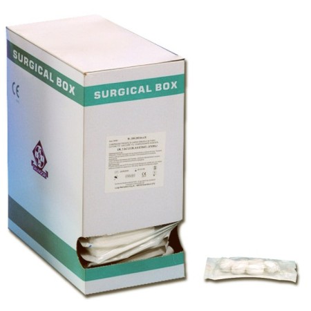 Sterile wattestäbchen, durchmesser 40 mm - packung mit 200 stück.