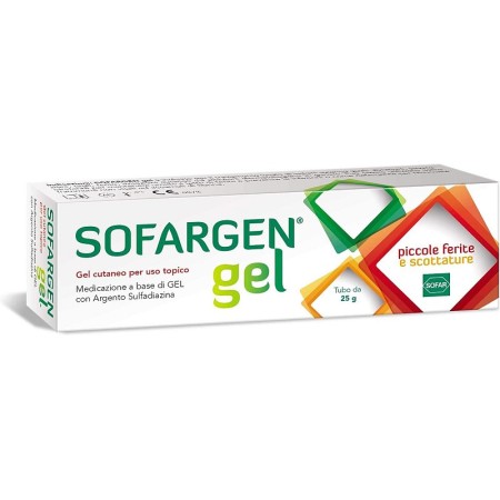 Sofargen gel 25 grammes - gel topique pour la peau des petites plaies et des brûlures