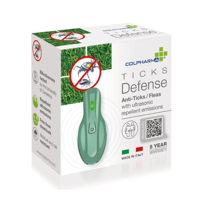 Antizecche e Pulci Ultrasuoni per persone TICKS DEFENSE