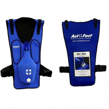 Act+Fast Anti Choking Trainer Gilet d’entraînement à la manœuvre Blue Heimlich