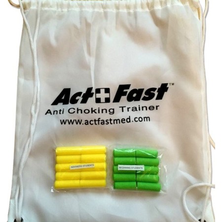 Act+fast anti chokeing trainer chaqueta de entrenamiento de maniobra heimlich roja
