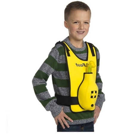 Act+fast anti choking trainer geel pediatrisch heimlich manoeuvre trainingsvest